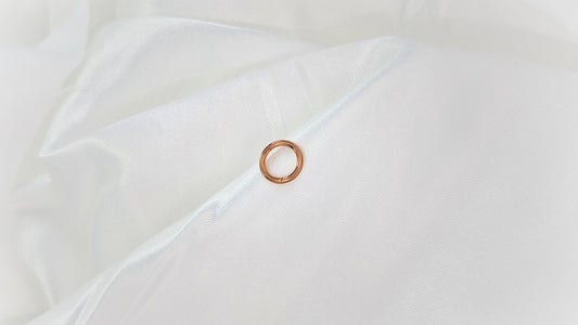 Titanium - Rose Gold Hoop Earring
