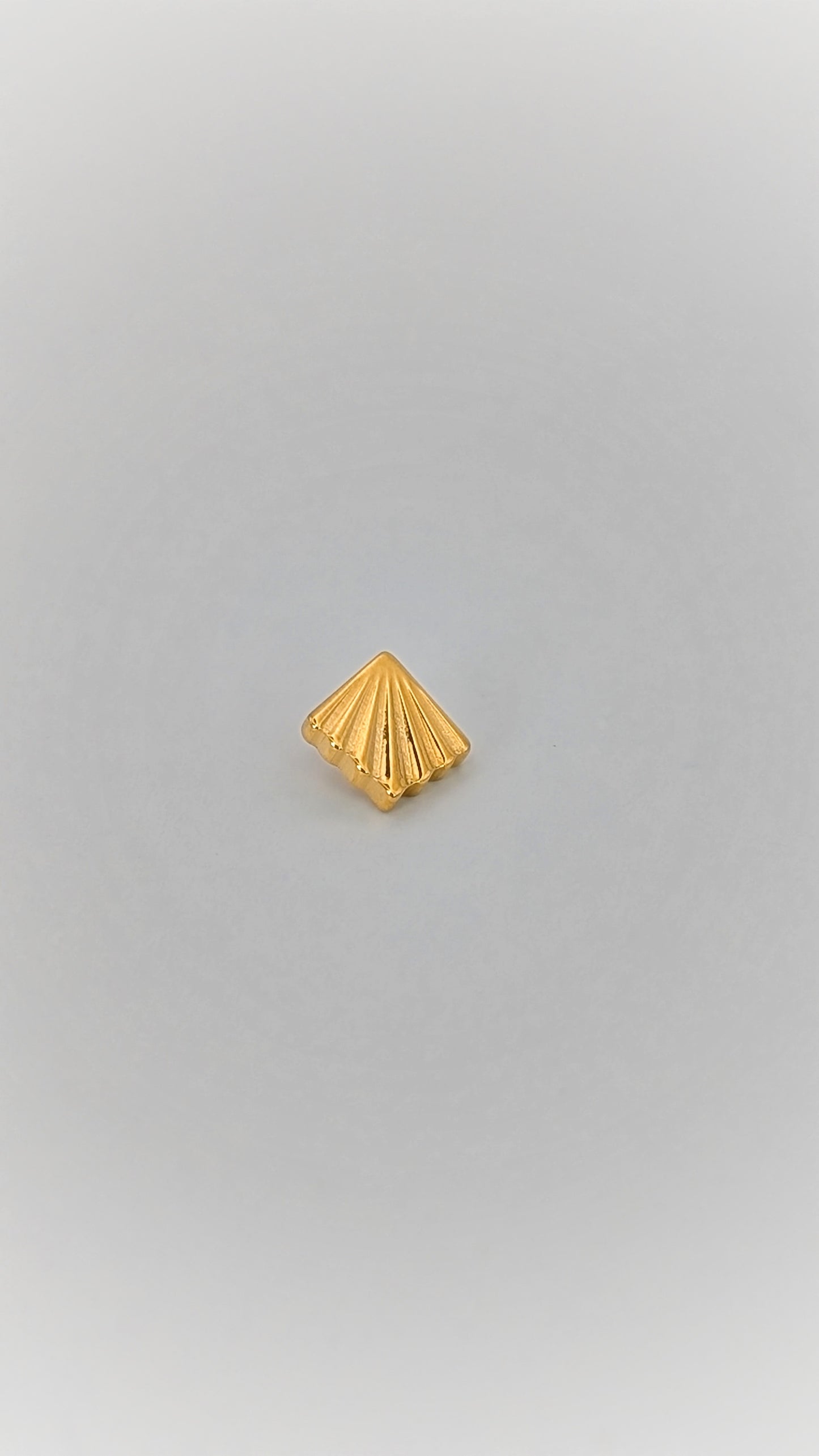 Golden Conch Shell Piercing